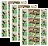 Timbre Yemen 1970, Fotbal CM Mexic, 3 Colite MNH, Cota Michel 60&euro;, Straine Dupa 1950