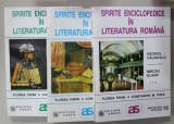 SPIRITE ENCICLOPEDICE IN LITERATURA ROMANA de FLOREA FIRAN si CONSTANTIN M. POPA , VOLUMELE I - III , 1995