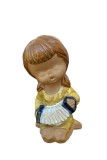 FIGURINA VINTAGE DIN CERAMICA, MODEL FETITA CU ACORDEON