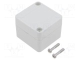 Carcasă universală HAMMOND 1555 ABS gri deschis 50x52x40 mm IP66