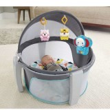 Patut Cosulet cu jucarii Incluse pentru Bebe pliabil, Oem