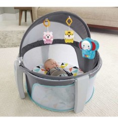Patut Cosulet cu jucarii Incluse pentru Bebe pliabil