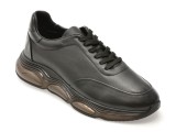Cumpara ieftin Pantofi sport BITE THE BULLET negri, 7716, din piele naturala