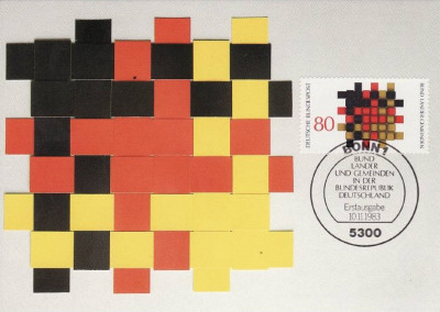 C4102 - Germania 1983 carte postala maxima foto