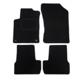 Set covorase auto mocheta velur Citroen C3, 03.2010-12.2016, negru, A-Series