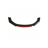 Prelungire bara fata universala / Spoiler culoare Negru Lucios+Rosu Cod: UNIV-015 Automotive TrustedCars