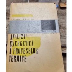 ANALIZA ENERGETICA A PROCESELOR TERMICE - I.NERESCU