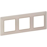Rama ornament 3 posturi Legrand Valena Life ivoar auriu 754063