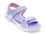 Cumpara ieftin Sandale SKECHERS mov, SOLA GLOW, din piele ecologica