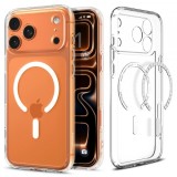 Husa MagSafe pentru Apple iPhone 17 Pro Max, Spigen, Ultra Hybrid, Alba