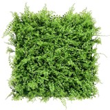 Perete verde din plastic cu ferigă sălbatică 50x50 cm
