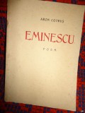 Aron Cotrus - Eminescu / poem ( carte veche , an 1939 //cu un portret de Camil Ressu