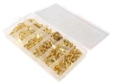 Set conectori crimpat cablu neizolat 750 bucăți
