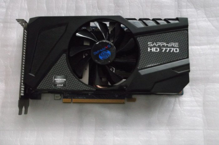 Placa video Sapphire Radeon HD7770 GHz Edition Flex 1GB GDDR5 128-bit