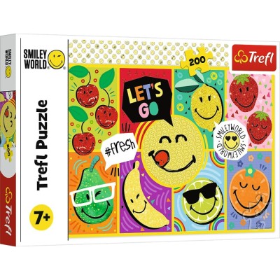 PUZZLE TREFL 200 HAPPY SMILEY foto