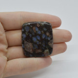 Cabochon que sera 36x32x5mm c18