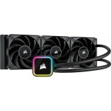 Cooler CPU H150i RGB ELITE, 140mm, 1850 rpm (Negru), Corsair