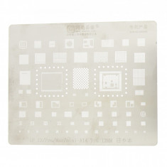 Amaoe IP12 BGA Reballing Stencil Template For Iphone 12 Pro Max Mini A14 CPU Power Nand IC Chip Tin Planting Net Repair Tools