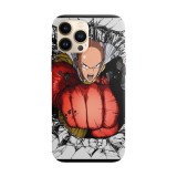 Husa compatibila cu Apple iPhone 12 Pro model One punch man fist, Silicon, TPU, Viceversa, Transparent, Carcasa