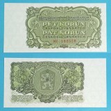 Cehoslovacia (p#82) 5 Korun 1961 &#039;Republica Socialistă&#039; UNC serie: AU 182528