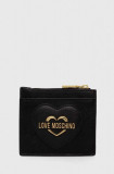 Cumpara ieftin Love Moschino portofel femei, culoarea negru