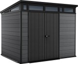 Casuta de gradina Keter Cortina 9x7 gri, 279x218x226 cm