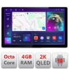 Navigatie dedicata Audi Q5 2008-2016 NON-MMI N-Q5 Edonav ecran 13&quot; 2K 8 si 128 Android Waze USB Navigatie 4G 360 Toslink Youtube R CarStore Technology