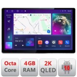 Navigatie dedicata Audi Q5 2008-2016 NON-MMI N-Q5 Edonav ecran 13&quot; 2K 8 si 128 Android Waze USB Navigatie 4G 360 Toslink Youtube R CarStore Technology