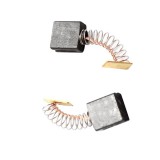 Set 2 Perii Colectoare elSales ELS-CRB-6-10-13-1, Dimensiune carbuni 6 x 10 x 13mm, negru