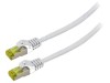 Cablaj Patch Cord S/FTP 6a 0,5m LSZH Gri 27AWG, Lanberg