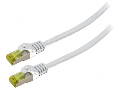 Cablaj Patch Cord S/FTP 6a 0,5m LSZH Gri 27AWG foto