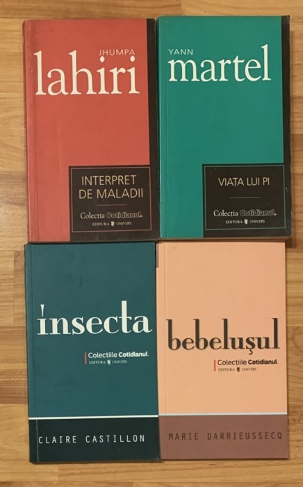 Set 4 carti din colectia Cotidianul