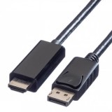 Cablu adaptor video SPACER DisplayPort (T) la HDMI (T), 4K, 1.8 m, negru, SPC-DP-HDMI-6