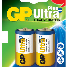 Baterie alcalina UltraPLus GP R14 (C) 2 buc/blister