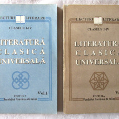 "LECTURI LITERARE CLASELE I-IV. Literatura Clasica Universala", Vol. 1+2, 1993