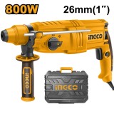 Cumpara ieftin Ciocan rotopercutor SDS 800W, 2.5 J, 1100 rpm, Ingco RGH9028