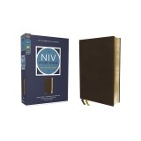 NIV Study Bible, Fully Revised Edition (Study Deeply. Believe Wholeheartedly.), Genuine Leather, Calfskin, Brown, Red Letter, Comfort Print