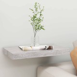 Cumpara ieftin Raft de perete suspendat, gri beton, 50x23,5x3,8 cm, MDF