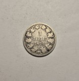 1 leu 1870 Varianta Rotatie tip Medalie RARITATE