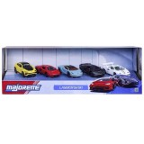 MAJORETTE SET 5 MASINUTE METALICE LAMBORGHINI SCARA 1 LA 64