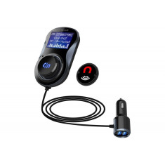 Handsfree BT Modulator FM MP3 Auto Techstar? BC30, microSD, USB QuickCharge 3.0, Negru foto