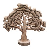 Cumpara ieftin Decoratiune de masa Natrem copac lemn de mango natural 45x11x43 cm