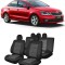 Set Huse scaune auto dedicate SKODA Rapid 2013 - 2019 bancheta fractionata