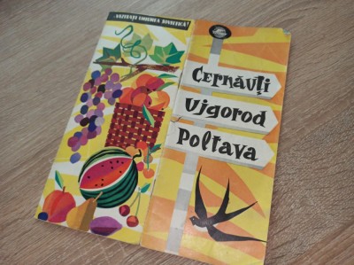 PLIANT RECLAMA, PERIOADA COMUNISTA, CCA 1970 : CERNAUTI, VIGOROD, POLTAVA foto