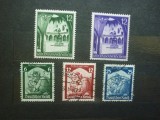 Germania Al Treilea Reich Guvernoratul General Saar 1935 Clădiri Istorice Lot 5 Mărci -A666