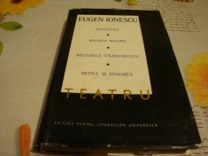 Eugen Ionescu - Teatru- 2 volume - 1968 foto