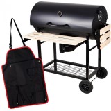 Gratar Gradina Maltec GrillMaster Round Barrel BigBend GM2020, 101x70.5x94.5cm, Vopsea Rezistenta Caldura