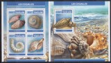 Togo 2017 - Scoici, Colita + Bloc, MNH