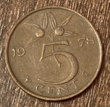 C50 - Moneda foarte veche - Olanda - 5 centi - 1978