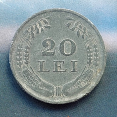 Moneda 20 lei 1942 necuratata